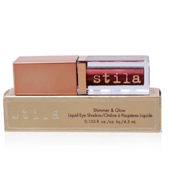 STILA - 🎉HP🎉 NWT - Shimmer & Glow Liquid Eye Shadow/“Pigalle”/Full Size & Boxed - Picture 7 of 12
